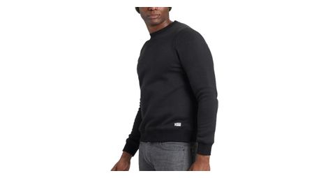 Chrome issued fleece crew pullover nero