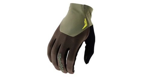 Lange Handschuhe Troy Lee Designs Ace Sram Grün