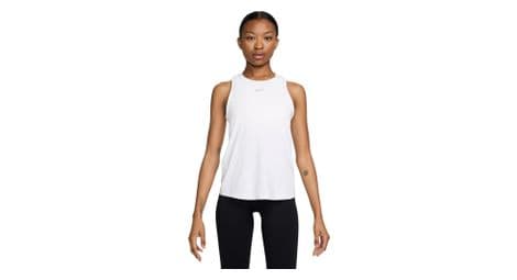 Camiseta de tirantes nike one classic mujer blanca