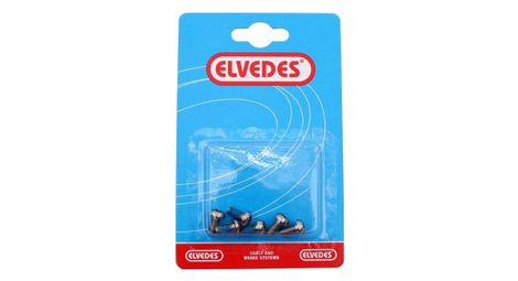 Lot de 6 vis de fixation elvedes torx head titanium