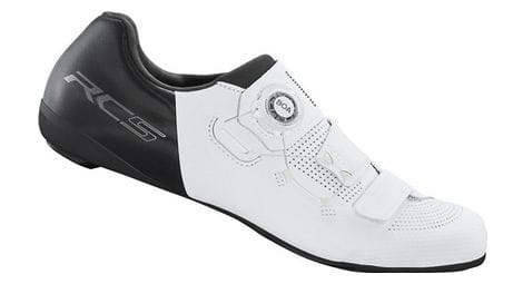 Par de zapatillas de carretera shimano rc502 blanco