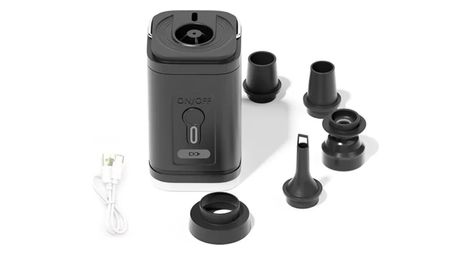 Mini pompe électrique ultra compacte randonnée / trek / bivouac – Gonflage / dégonflage – LED – 1200 mAh