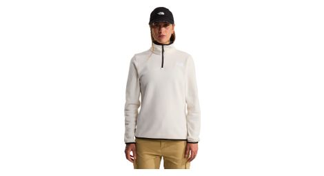Forro polar The North Face Glacier 1/4 Zip Blanco Mujer