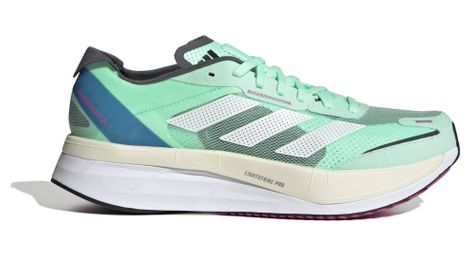 Chaussures de Running adidas running Adizero Boston 11 Vert Rose