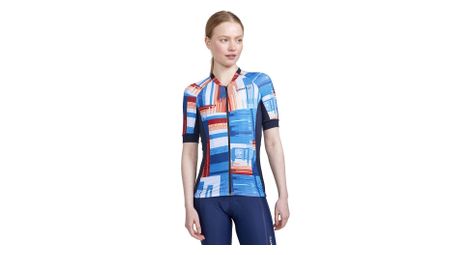 Maglia craft adv endur a manica corta da donna blu