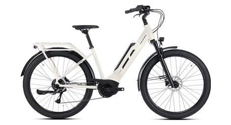 Sunn start s2 bicicletta elettrica da città shimano acera 8s 400wh 27,5'' bianco 2024