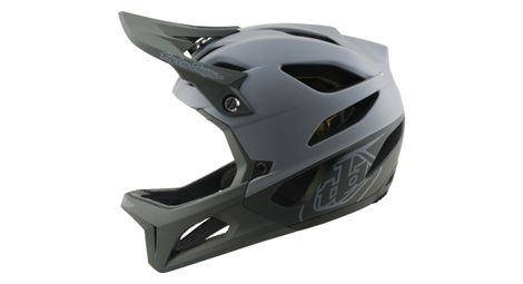 troy lee designs stage mips drone full face helmet gray
