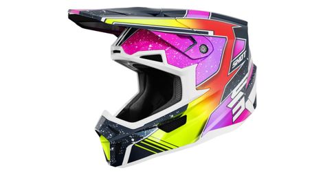 Casque integral shot lite mips racing blue neon yellow pearly