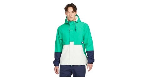 Nike sb storm-fit grüne skateboard-jacke