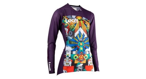 Maglia a manica lunga da donna leatt gravity 4.0 area 51 multicolour