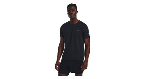 Maillot manches courtes under armour seamless stride noir