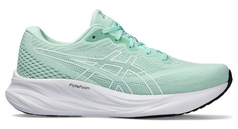 Damen laufschuhe asics gel pulse 15 grün weiß