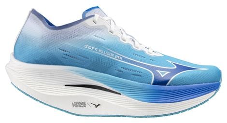 Chaussures running mizuno wave rebellion pro 2 bleu/blanc homme