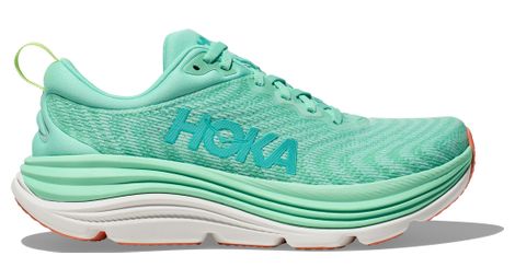 Chaussures running hoka gaviota 5 bleu/orange femme