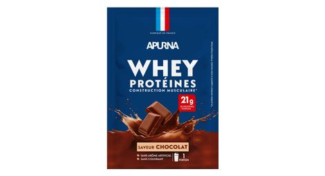 apurna chocolate whey protein sachet 35g