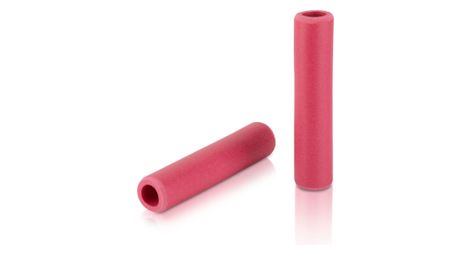 Paire de grips xlc gr-s31 130 mm rouge rubis