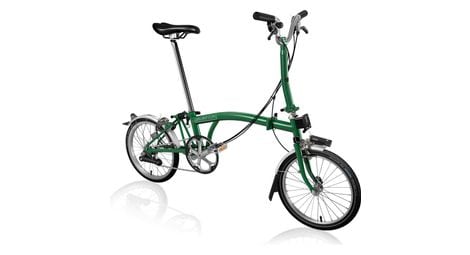 Brompton m6l 6s 20'' bicicleta plegable verde