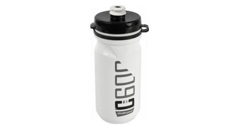 Bidon polisport c600 blanc/noir bouchon à clipser 600ml