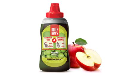 Recharge gel energetique mulebar antioxydant pomme   444g