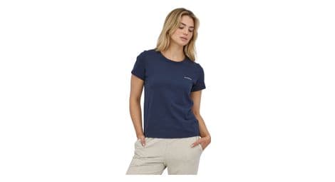 T-shirt femme patagonia p-6 mission organic bleu