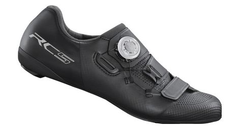 Par de zapatillas de carretera shimano rc502 mujer negras