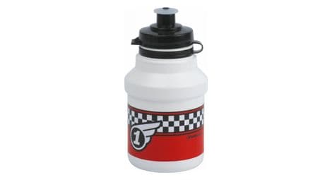 Bidon polisport race blanc bouchon à clipser 350ml