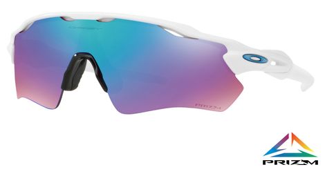 Occhiali oakley radar ev path polished bianchi/prizm snow sapphire iridium rif: oo9208-4738