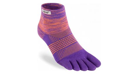 Chaussettes à orteils de running trail midweight mini-crew coolmax femme