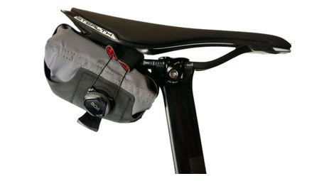 Sacoche de selle silca seat roll asymetrico gris