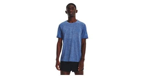 Camiseta de manga corta under armour seamless stride azul