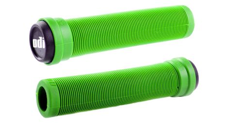 Paire de grips odi longneck flangeless 135mm vert