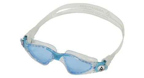 Lunettes de natation enfant aquasphere kayenne junior blanc bleu