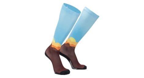 Chaussettes de compression nathan speed knee high imprime multi