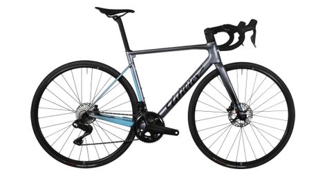 Wilier triestina wilier 0 sl racefiets miche rx26 shimano ultegra di2 12s 700 mm grijs lichtblauw 2024