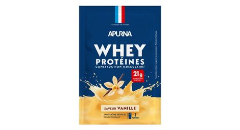 apurna vanilla whey protein sachet 35g