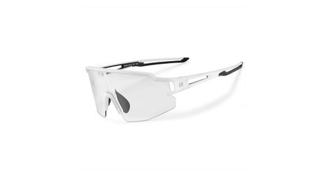 Lunettes de cyclisme photochromiques avec protection uv   - blanc