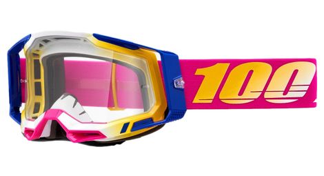 Masque 100 racecraft 2 rose verres clairs