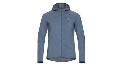 Chaqueta cortavientos odlo run easy 365 azul mujer