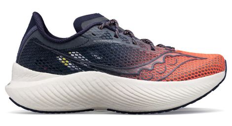 Chaussures running saucony endorphin pro 3 night lite noir orange homme