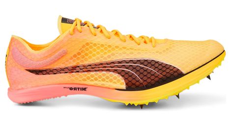 Puma track & field schoenen evospeed distance nitro elite 2 + geel / roze 42.1/2