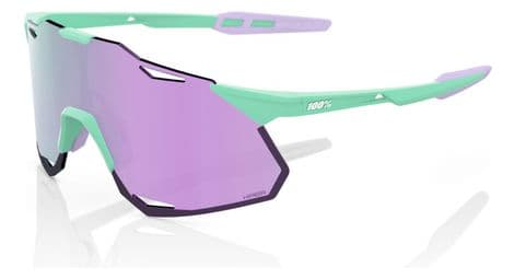 Lunettes 100% hypercraft xs soft tact vert - ecran hiper mirror violet