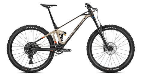 Mondraker superfoxy carbon r bicicleta de montaña todo terreno sram gx eagle 12v 29'' beige/gris