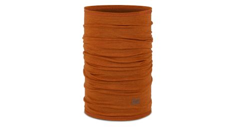 Buff merino lightweight multistripes halsband orange