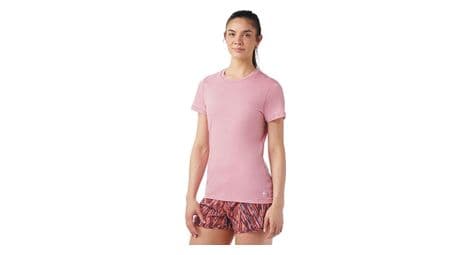 Camiseta tecnica smartwool merino pink para mujer