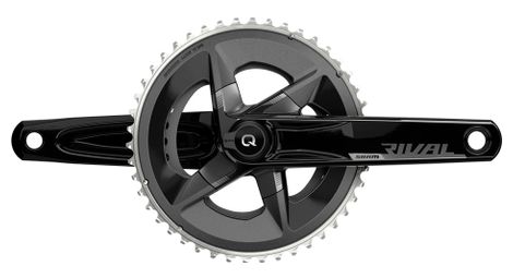 Sram rival axs dub 48-35 tanden 2x12v quarq vermogensmeter crankset (zonder doos) zwart