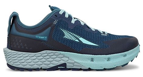 Altra timp 4 damestrail hardloopschoenen blauw