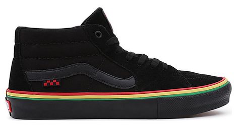 Zapatillas vans grosso mid rasta negras