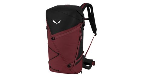 Mochila de senderismo para mujer salewa puez 40+5l burdeos