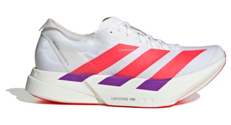 Chaussures Running adidas Adizero Adios Pro 4 Blanc/Rouge/Violet Homme