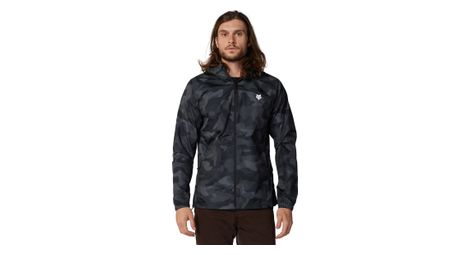 Veste coupe-vent fox head camo noir
